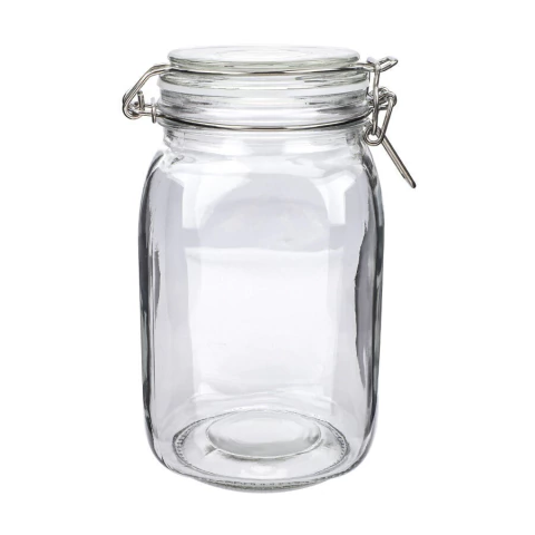 FRASCO CUADRADO C/CLIP METALICO ACERO 1500 ML - comprar online