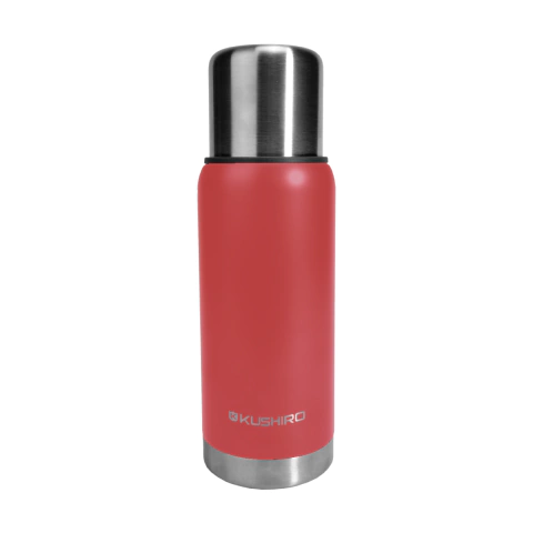 TERMO KUSHIRO 750 ML DOBLE PARED 24 HS ACERO INOXIDABLE