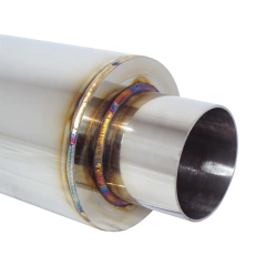 Abafador Inox Intermediário MidFlow Delokos Garage - Delokos Garage