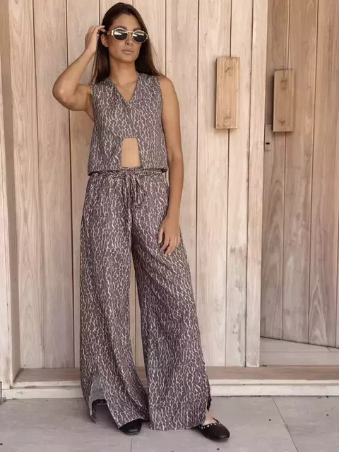 Ss25 | the Sporty print palazzo