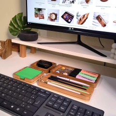 PORTA LÁPIS E CANETA DE MESA EM MADEIRA / ORGANIZADORES PARA ESCRITÓRIO na internet