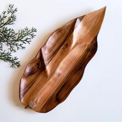 GAMELA FOLHA MADEIRA TECA