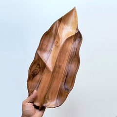 GAMELA FOLHA MADEIRA TECA - Studio Terra Design
