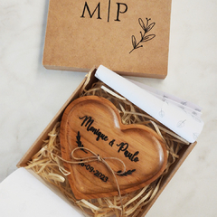 PORTA ALIANÇA CORAÇÃO PERSONALIZÁVEL - comprar online