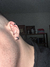 Mix 5 piercings de pressão no aço - Pedroca