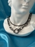 Mix Aço: colar mosquetão coração + pulseira elos clean na internet