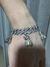 Pulseira gummy cravejada - Pedroca