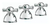Griferia-Juego Bidet c/Tranfer 315 Crom