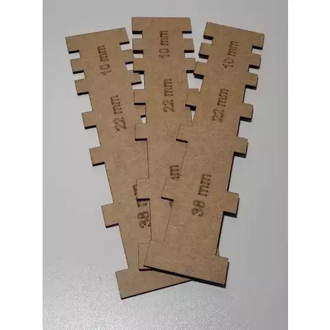 Kit Organizador em MDF para Fitas 260*60mm | 03 peças