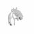 Pingente Cavalo 25*32mm | Zamac - comprar online