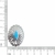Concho Oval 35*25mm | Resina Turquesa - comprar online