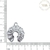Concho Oval 30mm Aberto | Zamac - comprar online