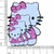 Aplique Hello Kitty | Acrílico na internet