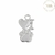Pingente I Love Pet 14*24mm | Zamac na internet