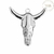 Pingente Long Horn 45mm | Zamac