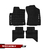 Kit Tapete Hilux Pick Up 1997 a 2024 Carpete Boucle Borda em Viés - Tapecar Tapetes Automotivos