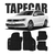 Imagem do Kit Tapete Jetta Ano 2007 a 2024 Carpete Boucle Borda em Viés
