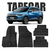 Kit Tapete Tracker Ano 2020 a 2024 Carpete Boucle Borda em Viés