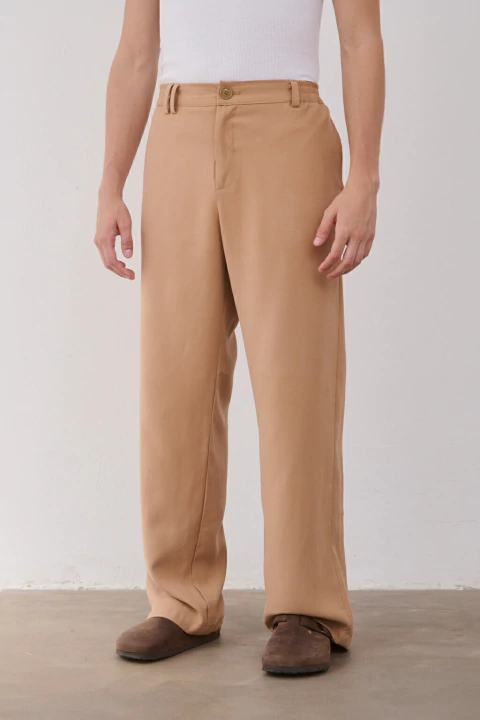 Pantalón Sastrero Lotus Camel - comprar online