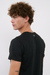Remera Slim Fit Negra - Benkyo