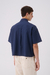 Camisa Work Cropped Azul - Benkyo
