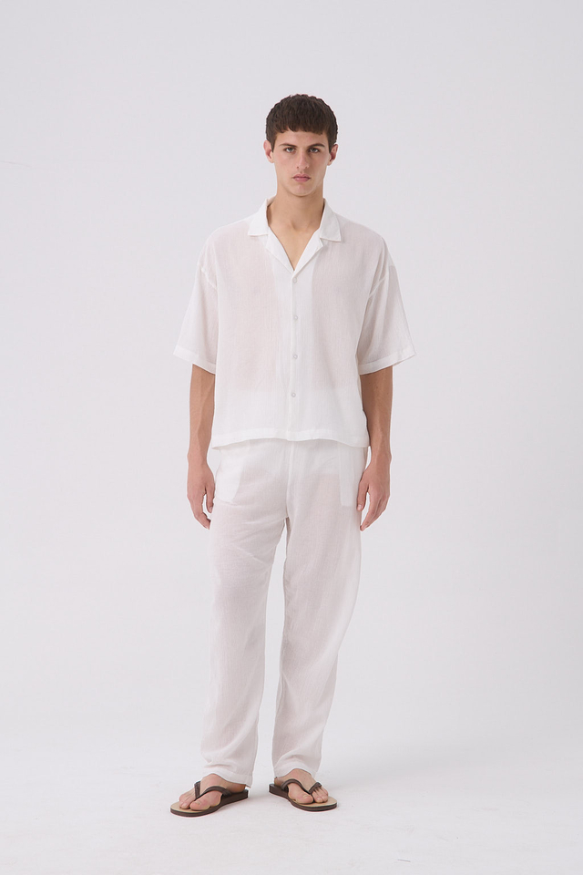 Camisa Bambú Off White thumbnail 2