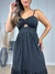 Vestido Giuliana preto poa na internet