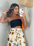 Calça pantalona Jade cor branca com estampas na internet