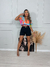 Body Poliamida estampado azul - comprar online