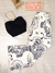 Calça pantalona estampada na internet