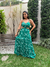 Vestido Maitê estampa floral Verde