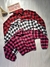 Camisa Cropped Xadrez na internet
