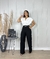 Calça Pantalona Fany tecido alfaiataria cor preto na internet