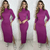 Vestido midi canelado na internet