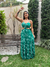 Vestido Maitê estampa floral Verde - Karla Prando Boutique