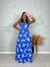 Vestido Clarissa azul estampado