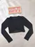 Cropped franja Manga longa - comprar online