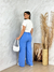 Calça pantalona Duna Azul - comprar online