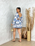 Macaquinho vestido estampado - comprar online