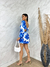 Macaquinho vestido estampa flores - comprar online