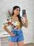 Cropped delicate estampado
