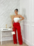 Calça pantalona alfaiataria premium vermelha na internet