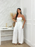 Conjunto Gretta branco forrado na internet