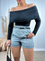 Blusa Mariana manga longa preta na internet