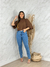 Blusa Joana cor marrom - Karla Prando Boutique