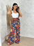 Calça pantalona Jade estampada