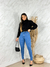 Calça Skinny com lycra lavagem média