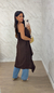 Bata Boho chic marrom - comprar online