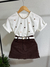 Camiseta coração bordado a linha - Karla Prando Boutique