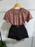 Camiseta coração bordado a linha - comprar online